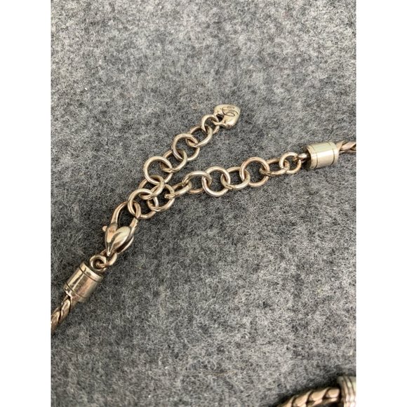 Brighton Maltese Cross   15.5" Chain (adustable to 20" Silver and Clear Stone - Picture 4 of 7